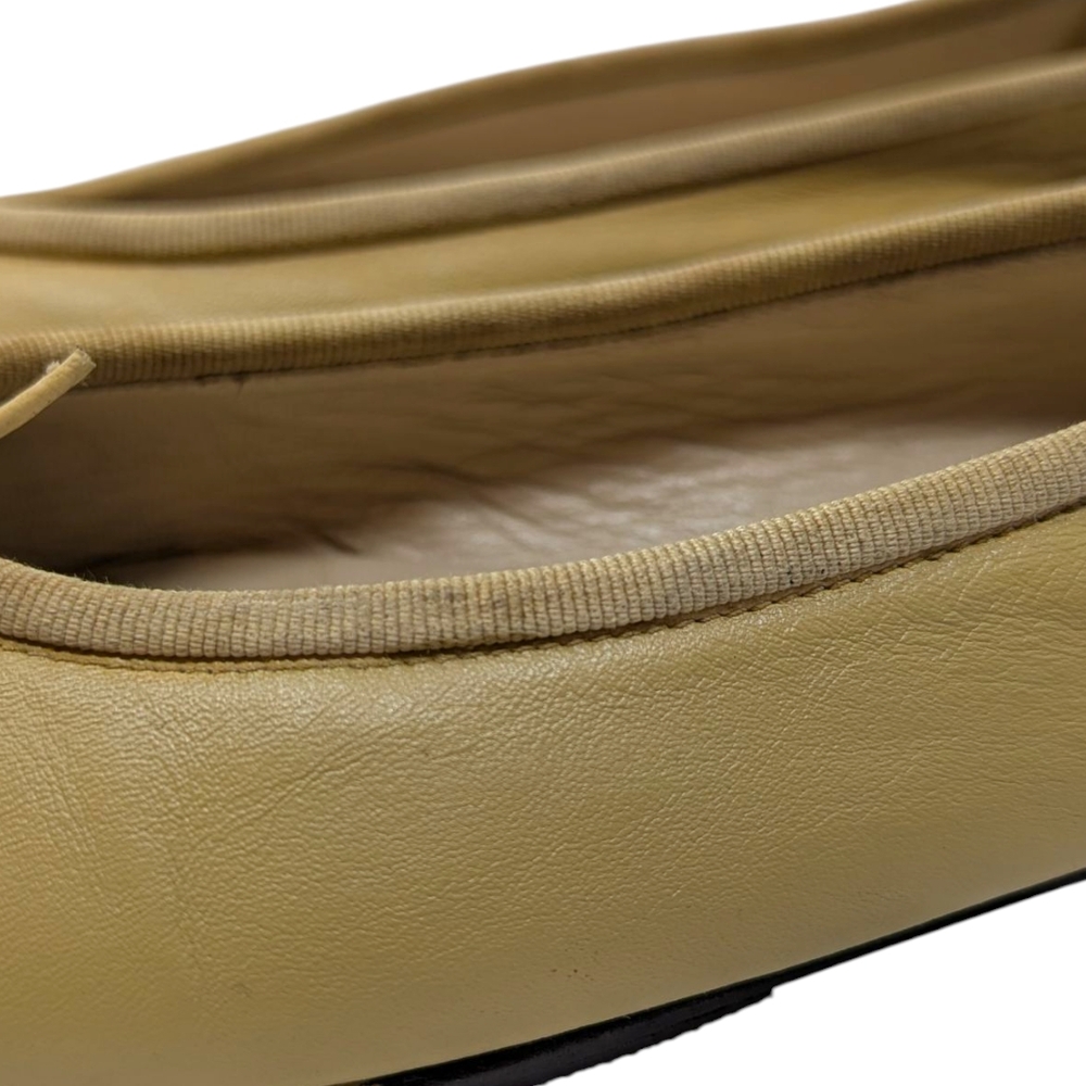 Chanel ballet flats ballerinas two tone beige black CC logo cap toe 41 - Picture 8 of 13
